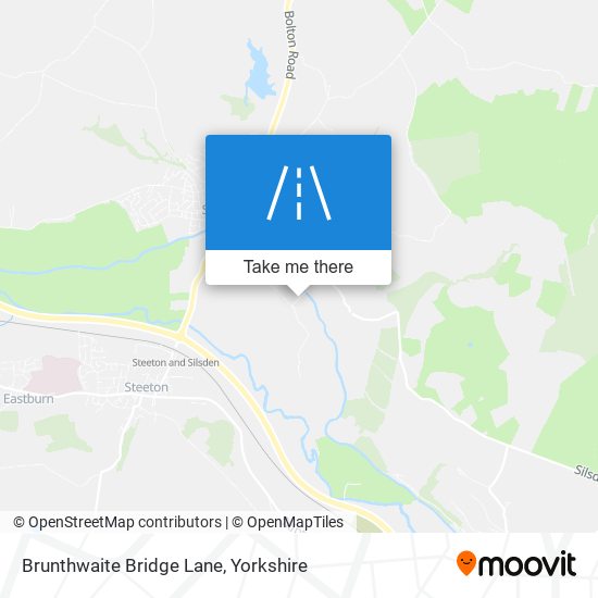 Brunthwaite Bridge Lane map