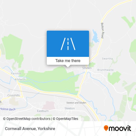 Cornwall Avenue map