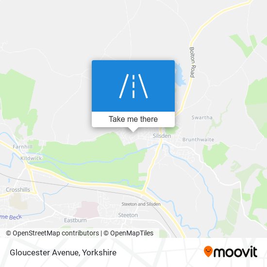 Gloucester Avenue map