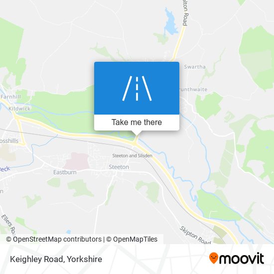 Keighley Road map