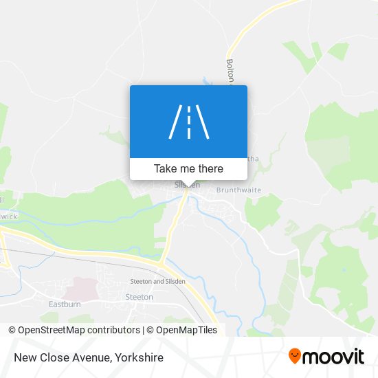 New Close Avenue map