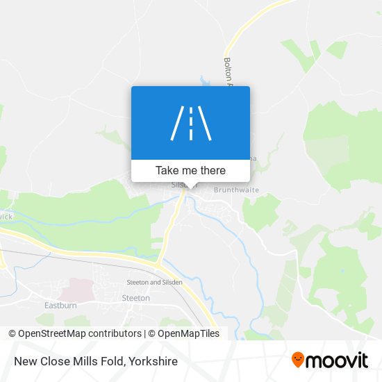 New Close Mills Fold map