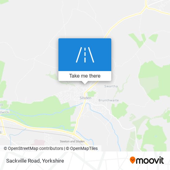 Sackville Road map