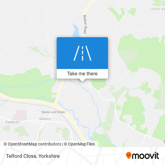 Telford Close map