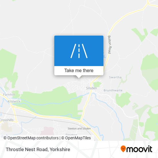 Throstle Nest Road map