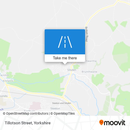 Tillotson Street map