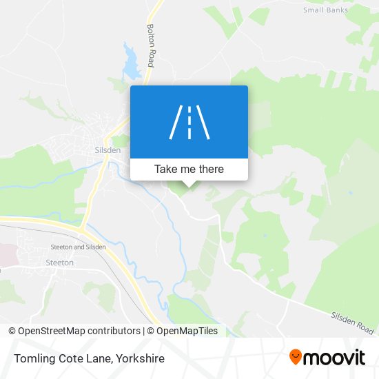 Tomling Cote Lane map