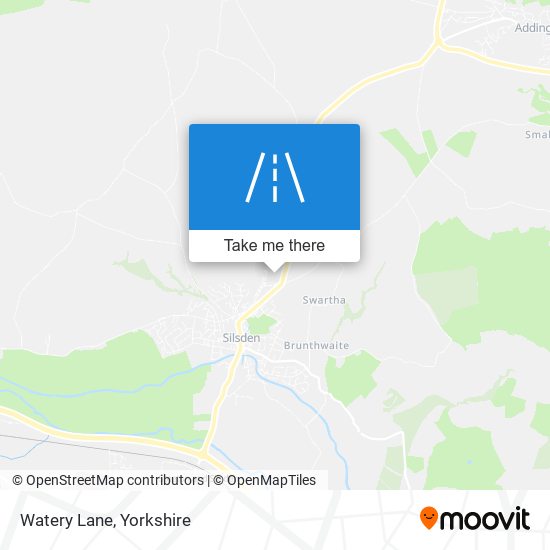 Watery Lane map