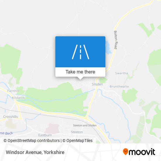 Windsor Avenue map