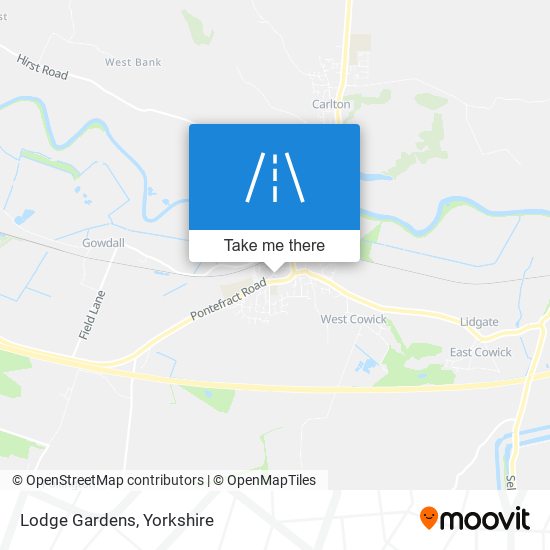 Lodge Gardens map