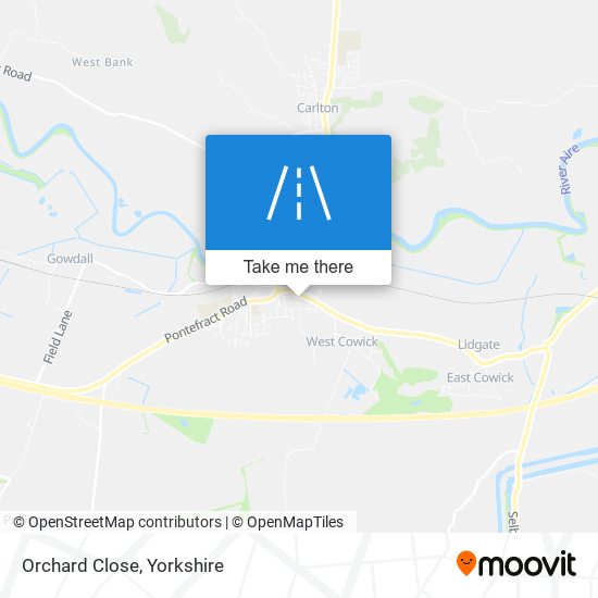 Orchard Close map