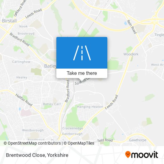 Brentwood Close map