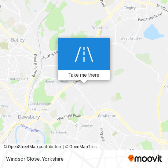 Windsor Close map