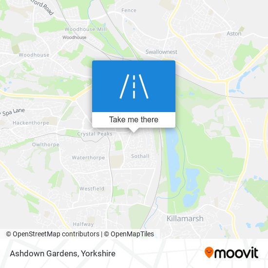 Ashdown Gardens map