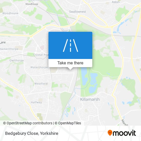 Bedgebury Close map