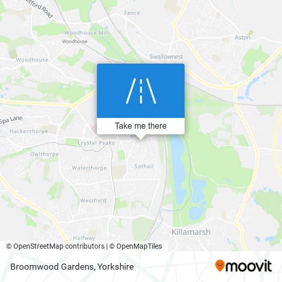 Broomwood Gardens map