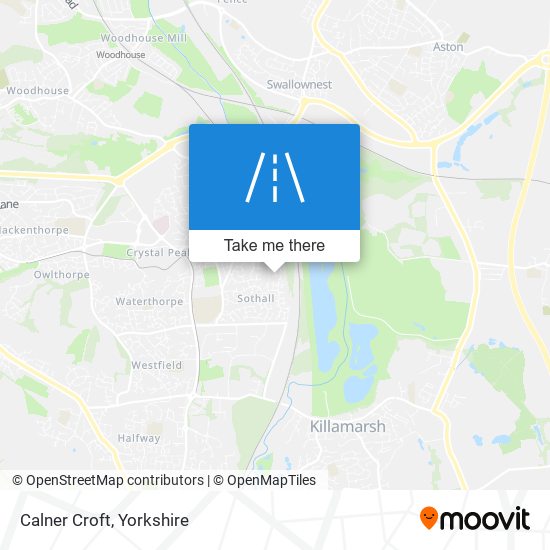 Calner Croft map