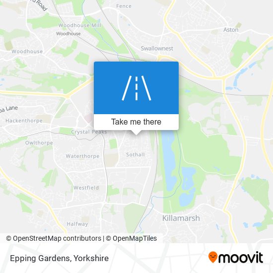 Epping Gardens map
