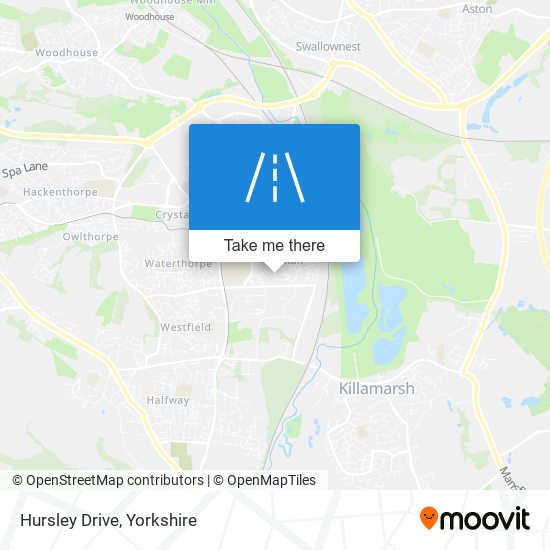 Hursley Drive map