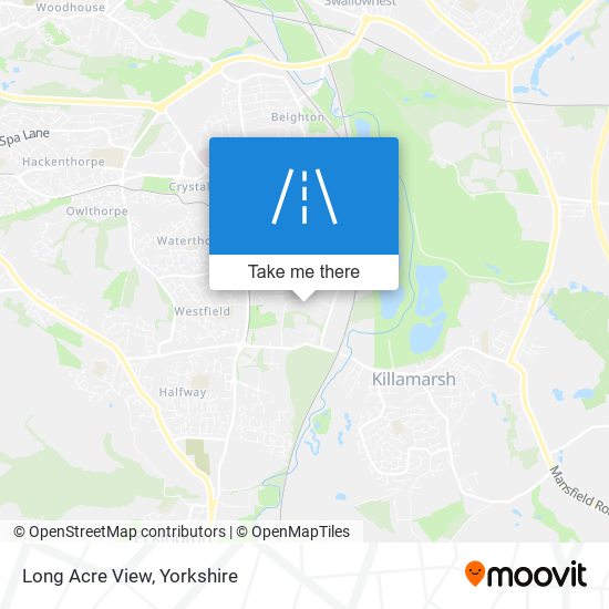 Long Acre View map