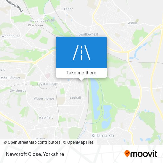 Newcroft Close map