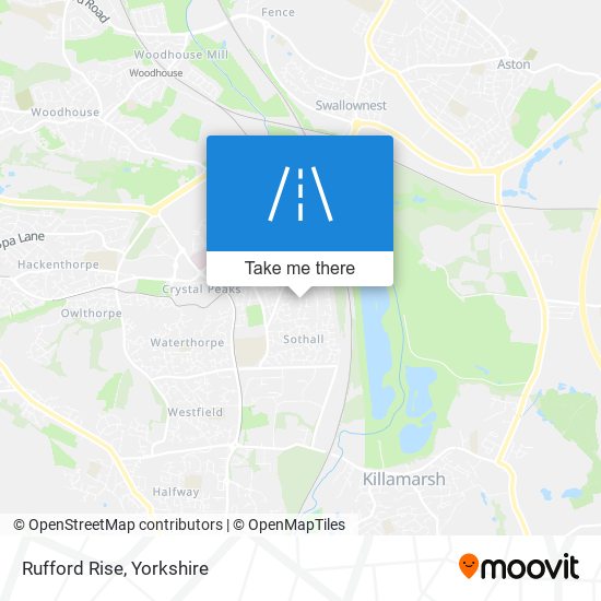 Rufford Rise map