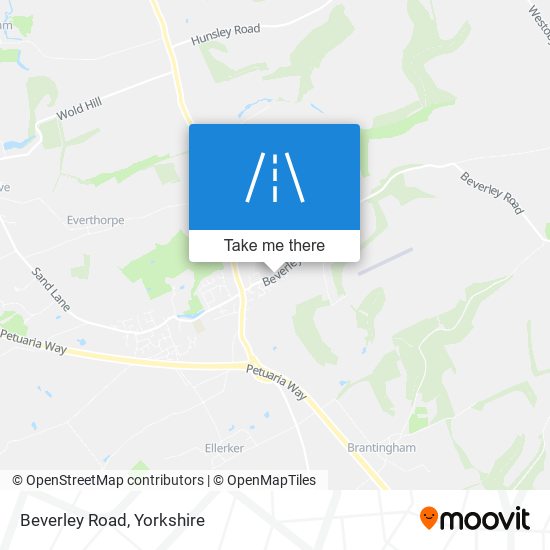 Beverley Road map