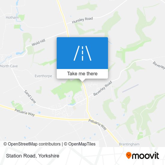 Station Road map