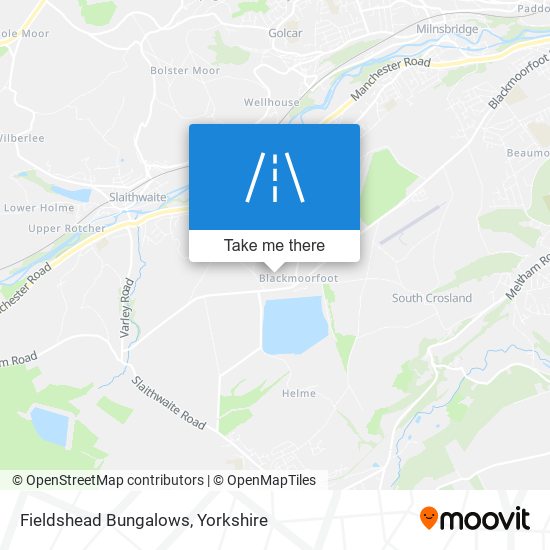 Fieldshead Bungalows map