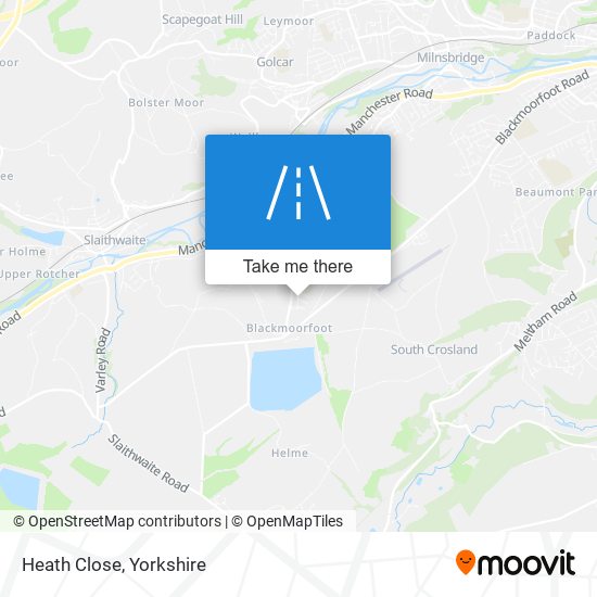 Heath Close map