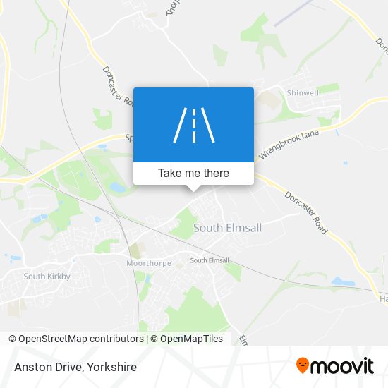 Anston Drive map