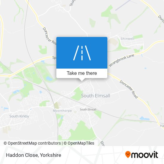 Haddon Close map