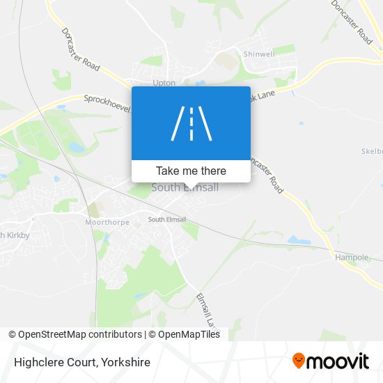 Highclere Court map