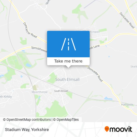 Stadium Way map