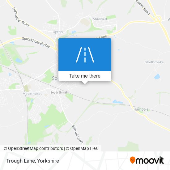 Trough Lane map