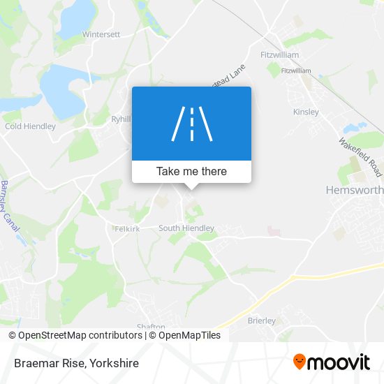 Braemar Rise map