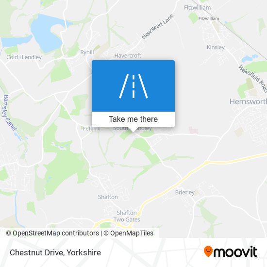 Chestnut Drive map