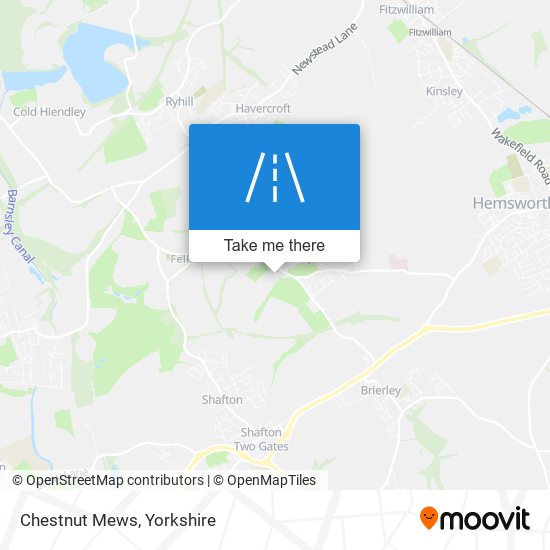 Chestnut Mews map