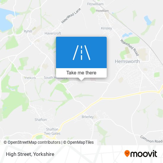 High Street map
