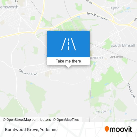 Burntwood Grove map