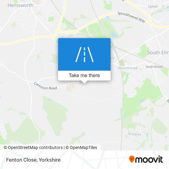 Fenton Close map