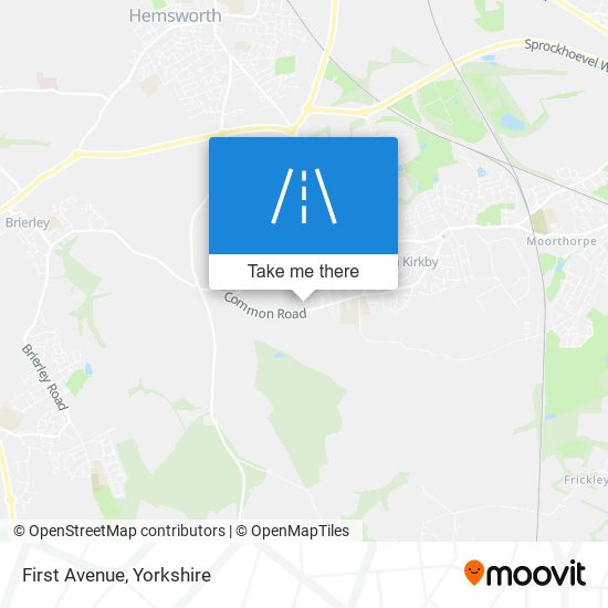 First Avenue map