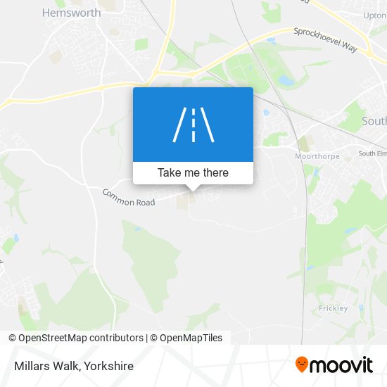 Millars Walk map