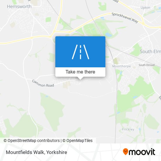 Mountfields Walk map