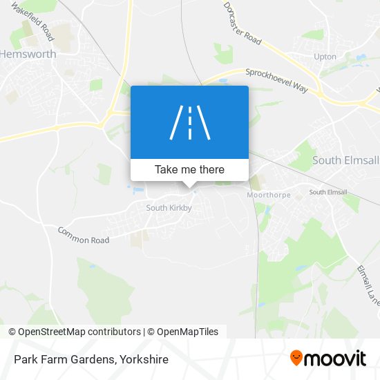 Park Farm Gardens map