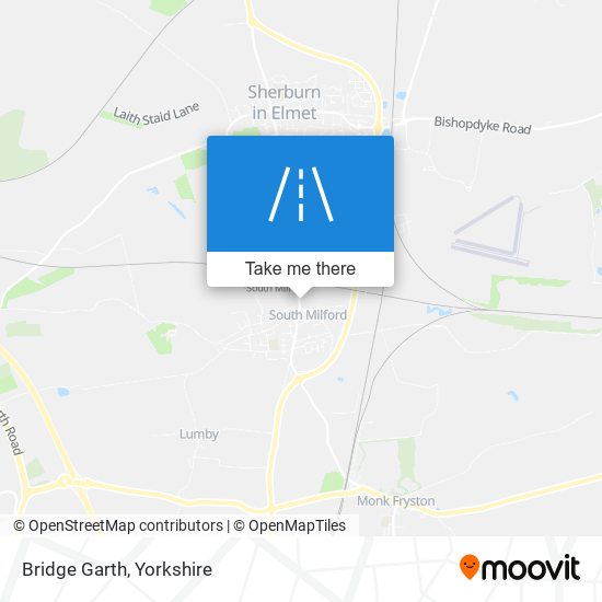 Bridge Garth map