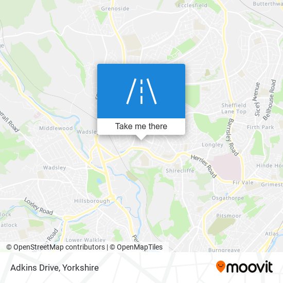Adkins Drive map