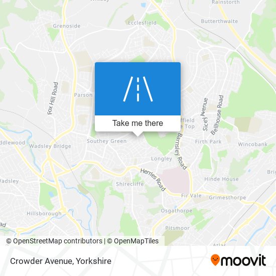 Crowder Avenue map