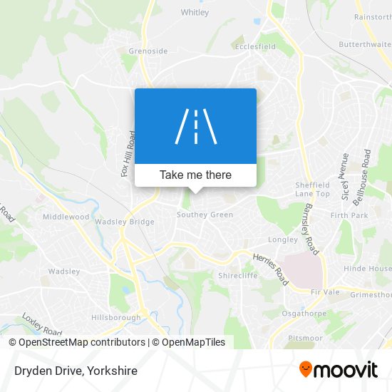 Dryden Drive map
