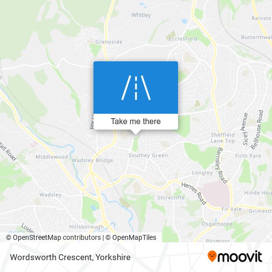 Wordsworth Crescent map